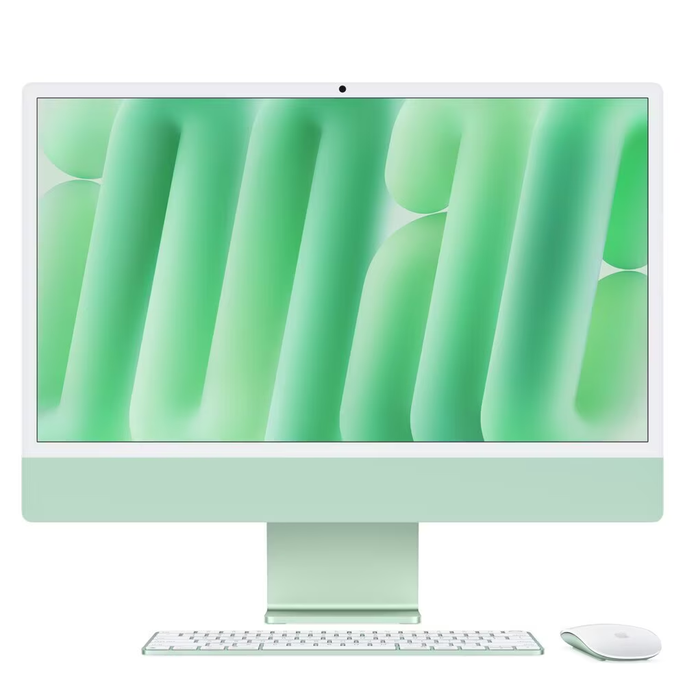 iMac 24", M4, CPU 10 núcleos e GPU 10 núcleos, Memória Unificada 24GB, 512GB SSD - Verde