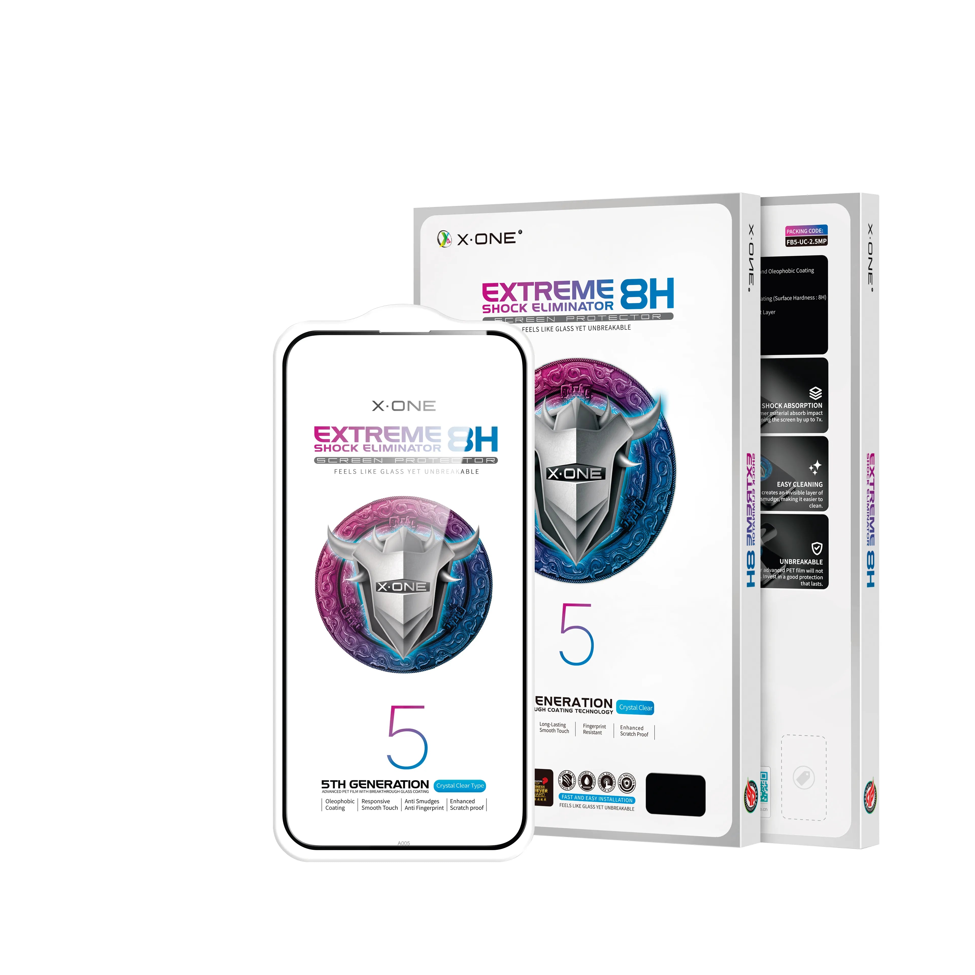 Película Frontal X-One 5ª Geração