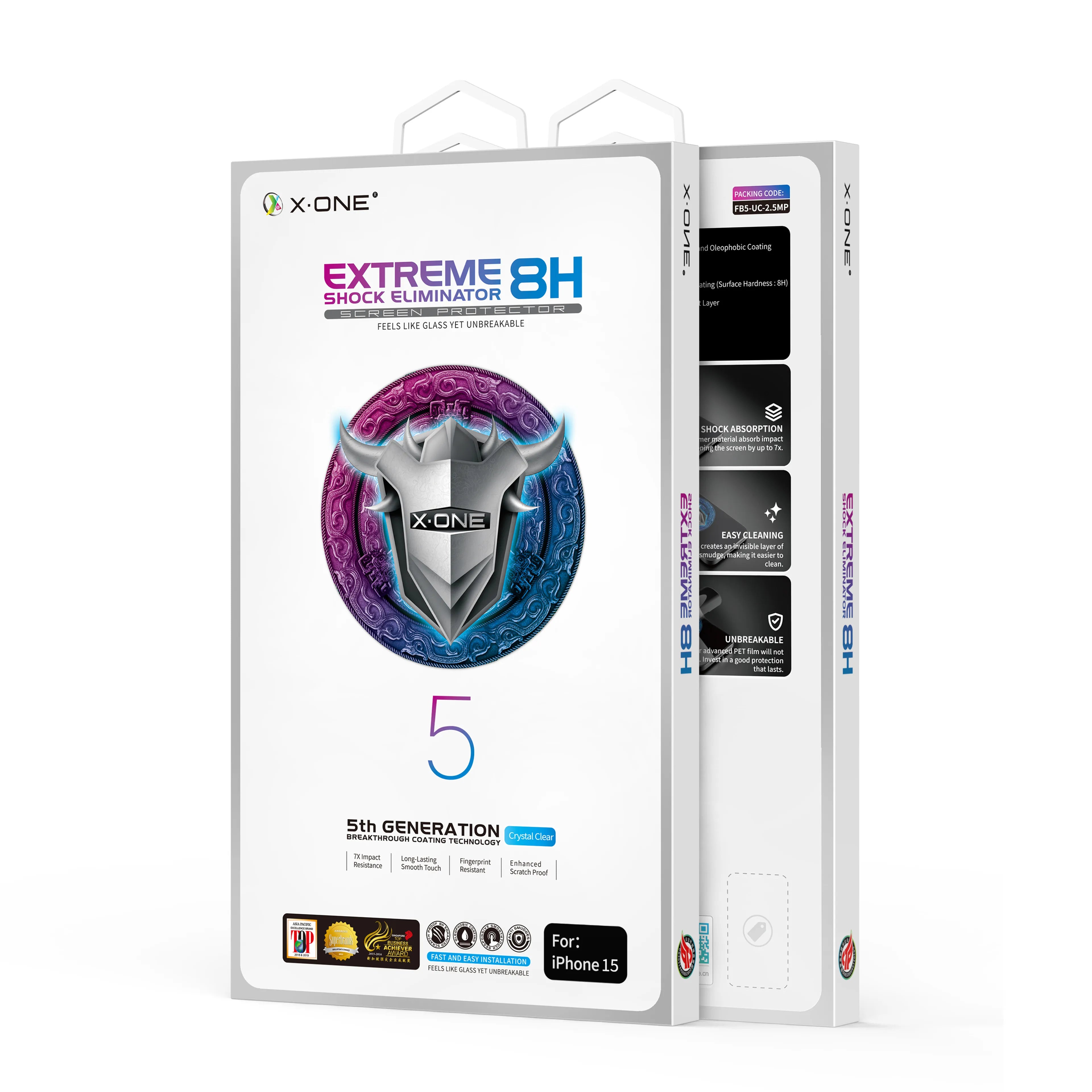 Película Frontal X-One 5ª Geração