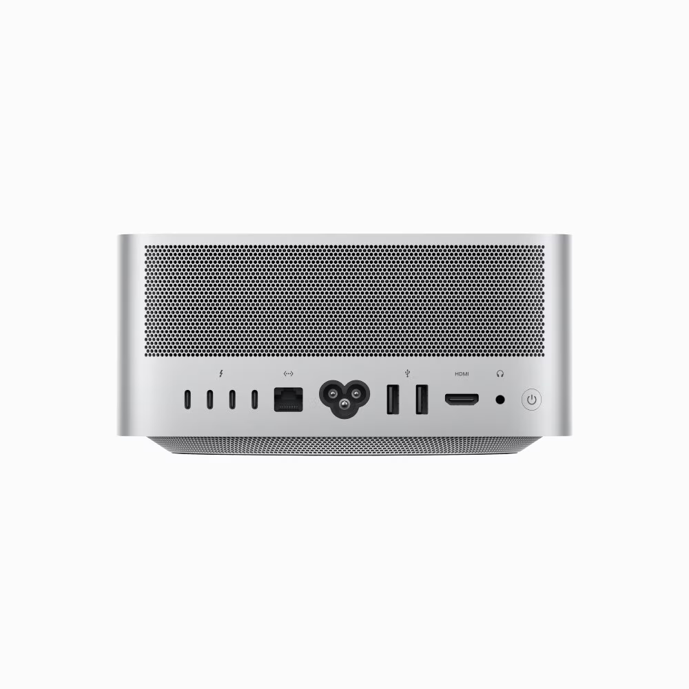 Apple Mac Studio M3 Ultra, com CPU de 28 núcleos, GPU de 60 núcleos, 96GB RAM, 1TB SSD