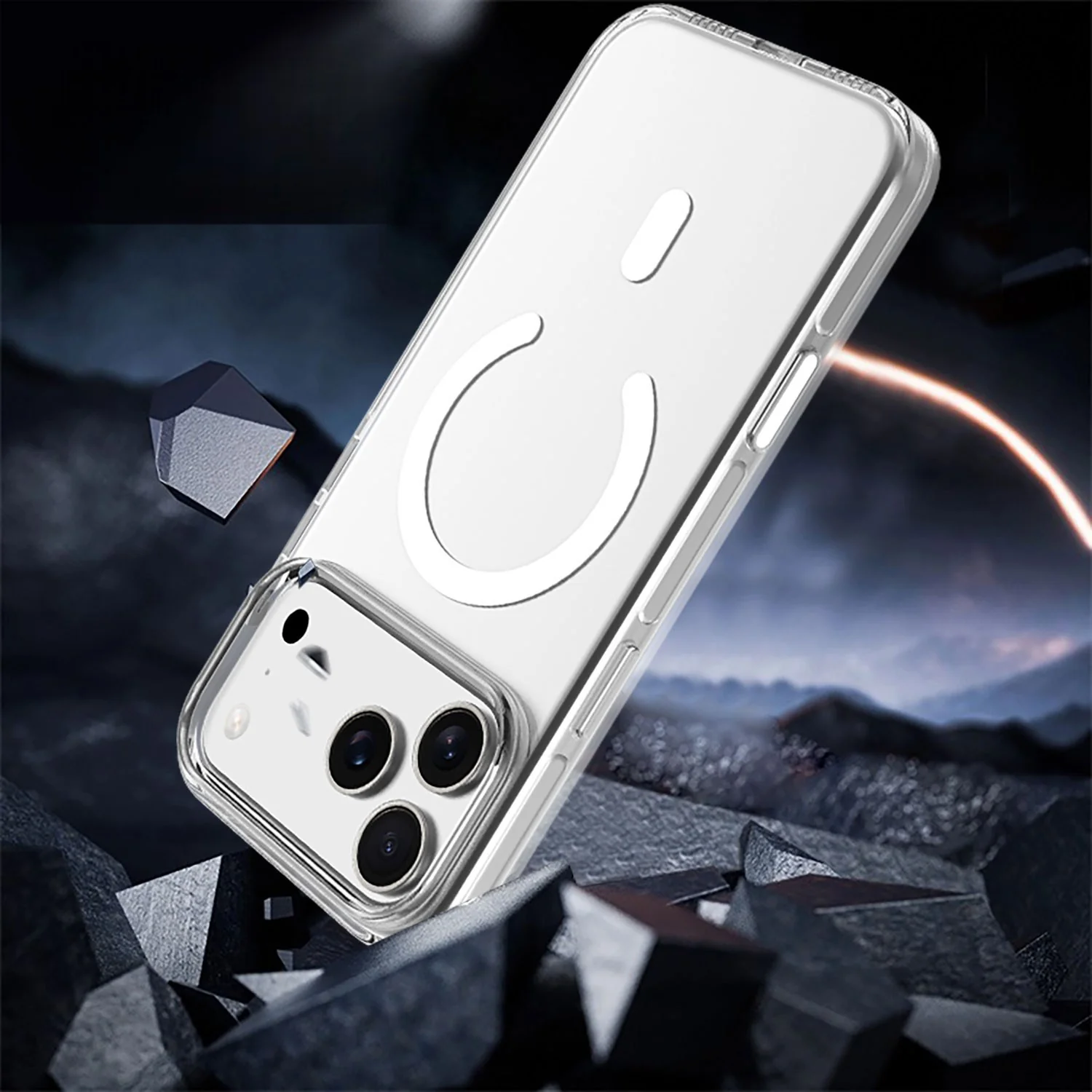 Capa 1Kase New Krystal iPhone 17 Pro MagSafe